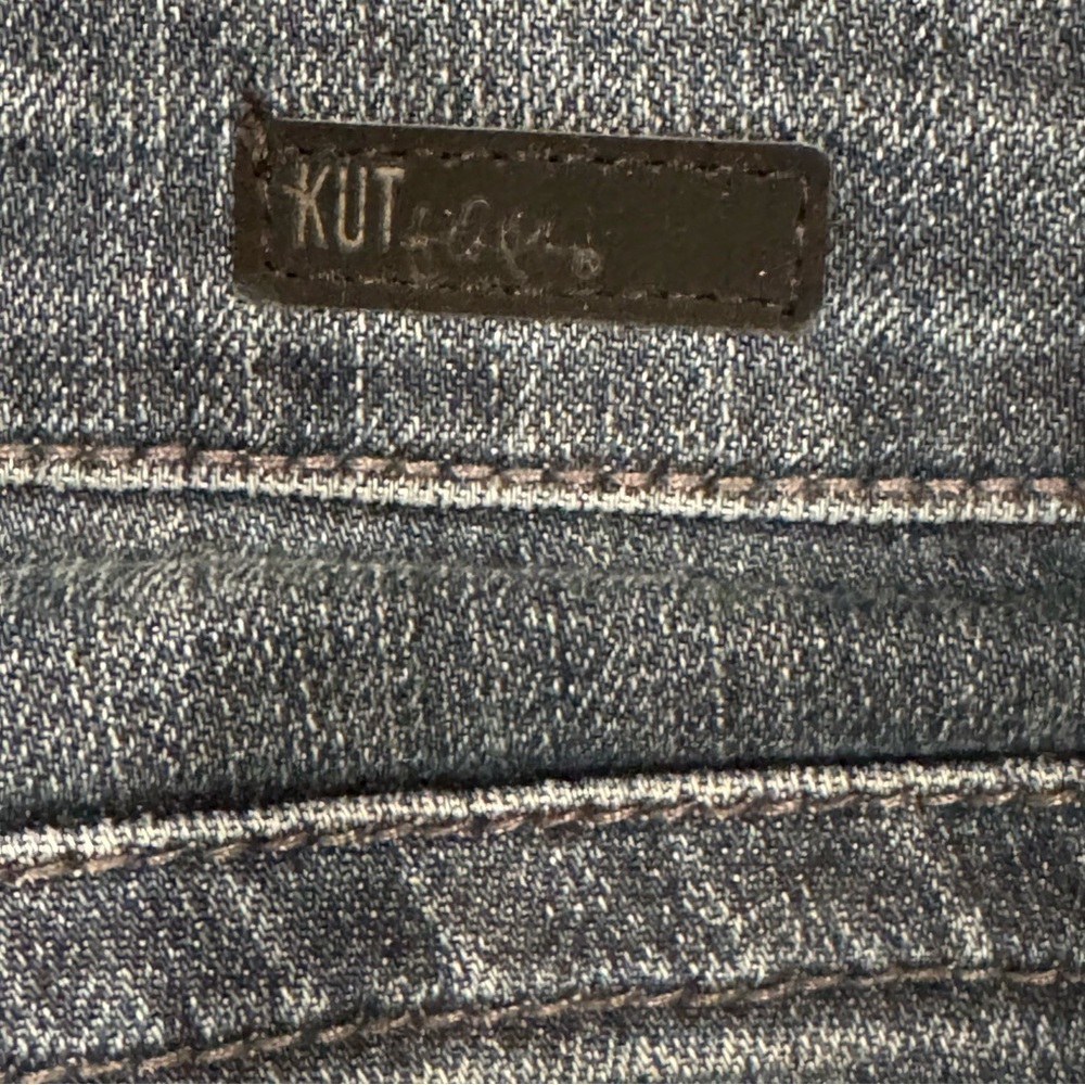 Kut from the Kloth Classic Blue Straight Leg Denim - Picture 3 of 5